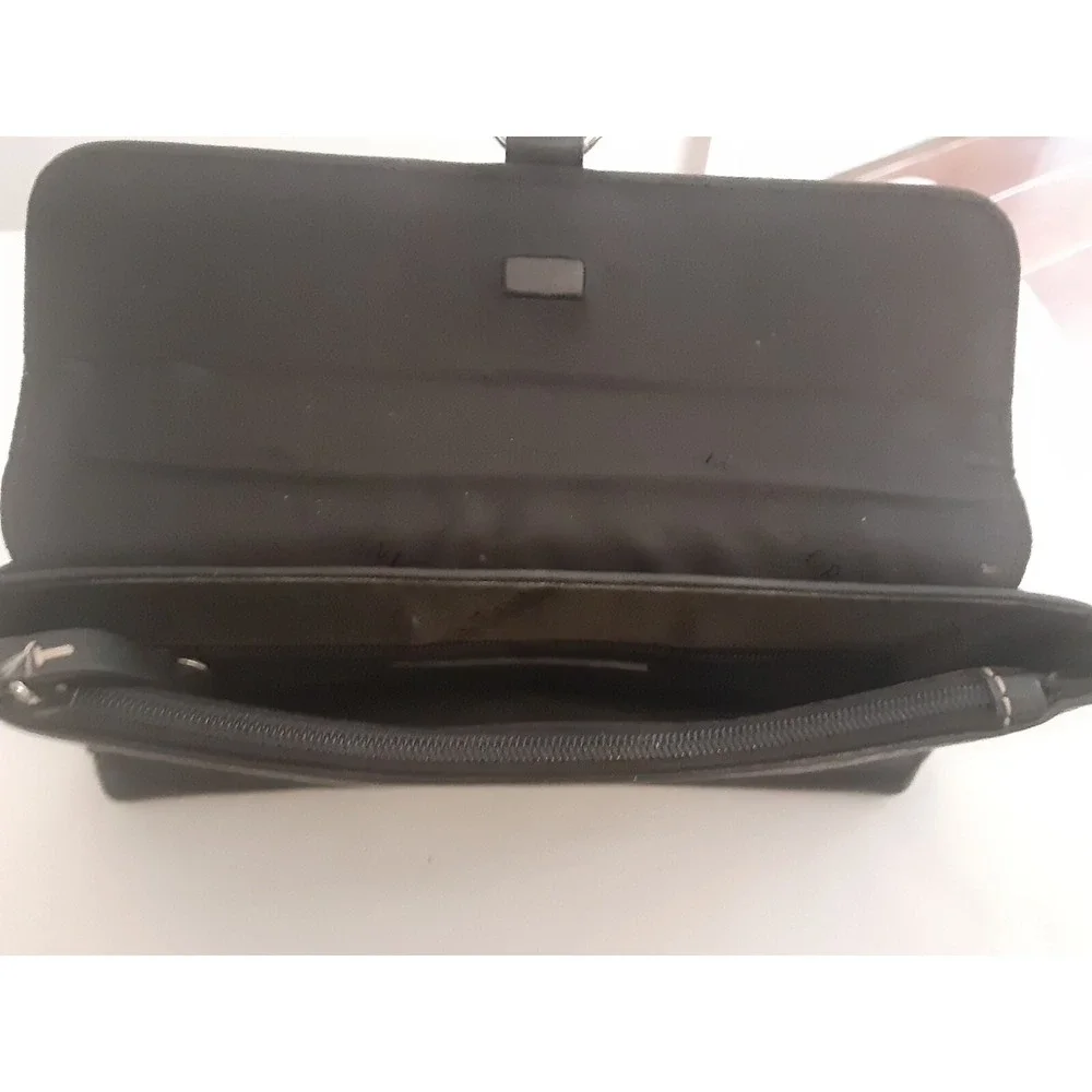 Ann Taylor‎ Women's Small Black Clutch Purse with Outside Pocket